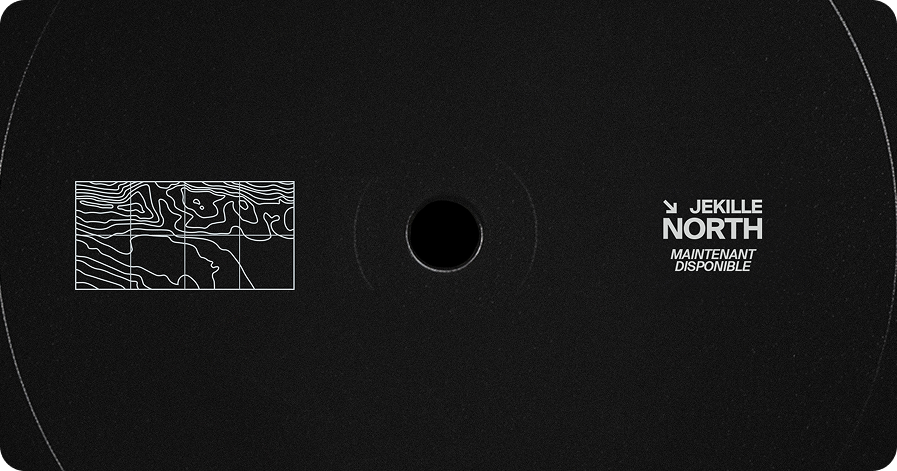 Design graphique — Jekille North, pochette vinyle