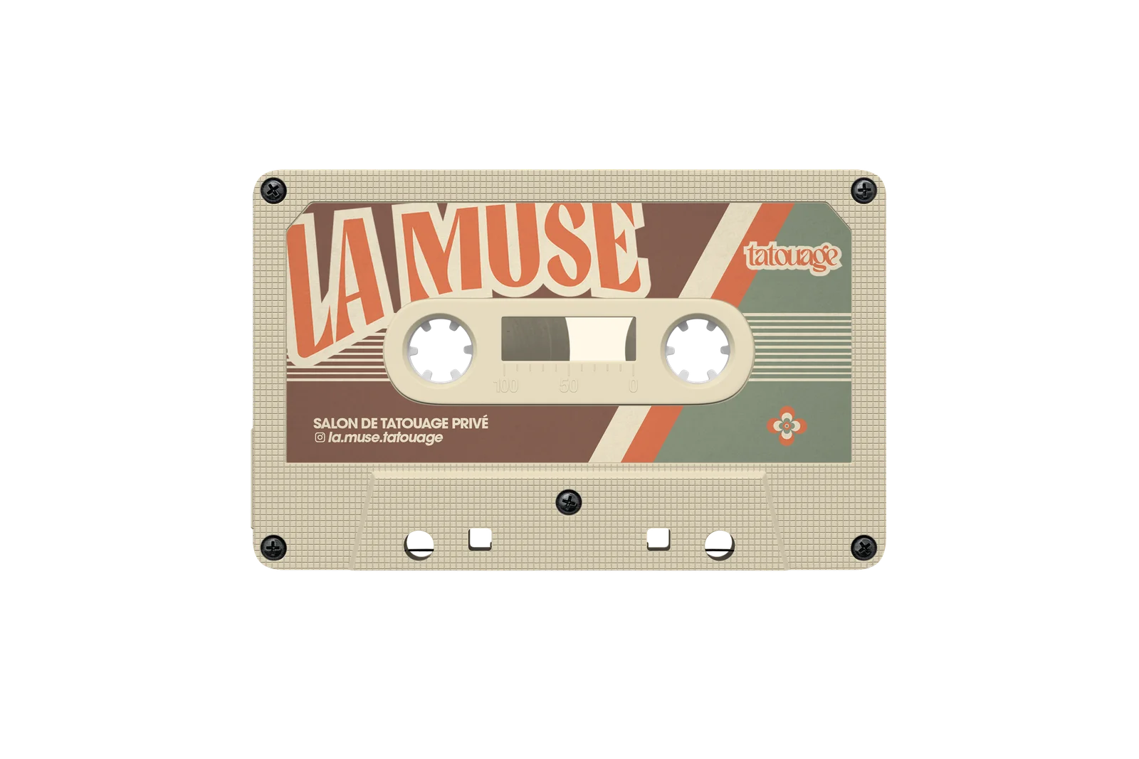 Création graphique — cassette La Muse