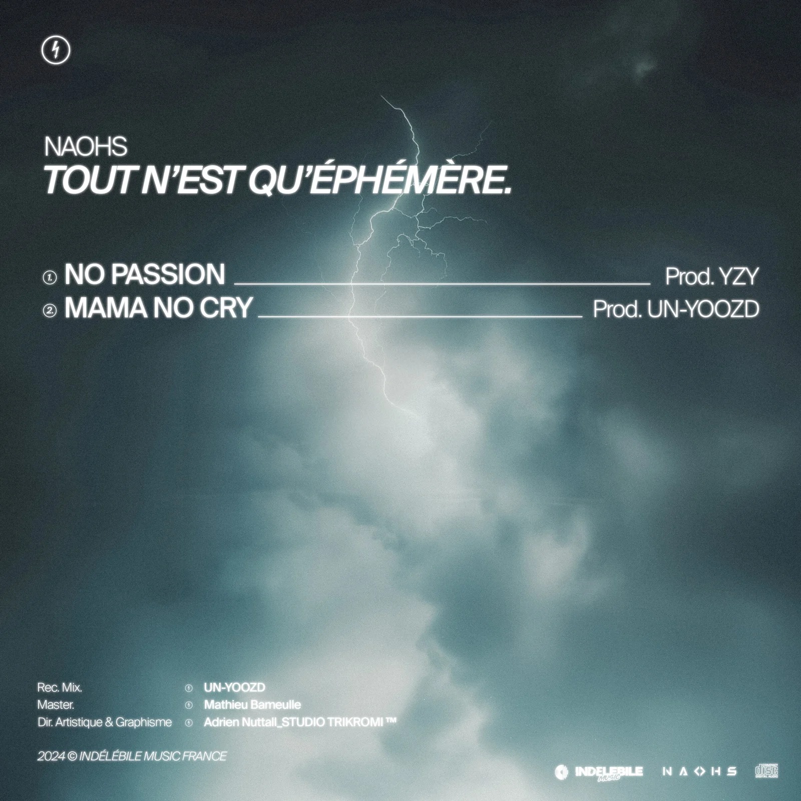 Création graphique — tracklist